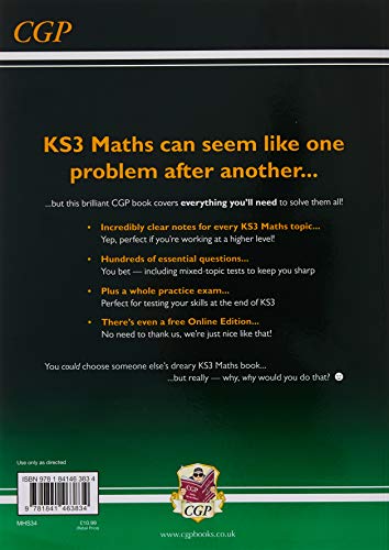 KS3 Maths Complete Revision & Practice - Higher (with Online Edition): Complete Revision and Practice