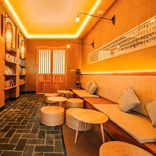 KSIPZE - Tira de luces LED RGB con cambio de color de 12 m, con mando a distancia de 44 botones y fuente de alimentación para la iluminación de armarios, decoración del hogar, bar, cocina, fiesta