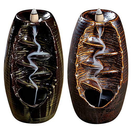 Kuizhiren1 - Soporte de incienso para decoración de coche amarillo