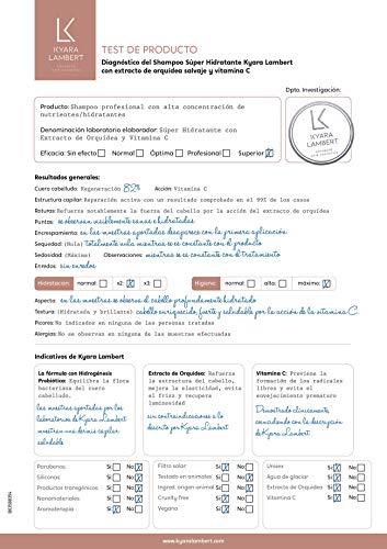 Kyara Lambert - Pack Nutritivo | Tratamiento Completo Súper Hidratante con Extracto de Orquídea Salvaje y Vitamina C | Regenerador Intensivo | Cabello Fuerte y Sano. Antiencrespamiento