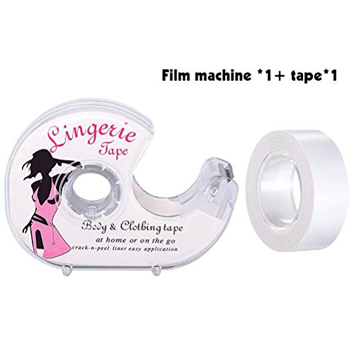 Kylewo Cinta de Doble Cara para la Ropa, Cinta Adhesiva para la Moda, Cinta Adhesiva para Usar Accesorios de Ropa Seguros Sujetador de Camisa