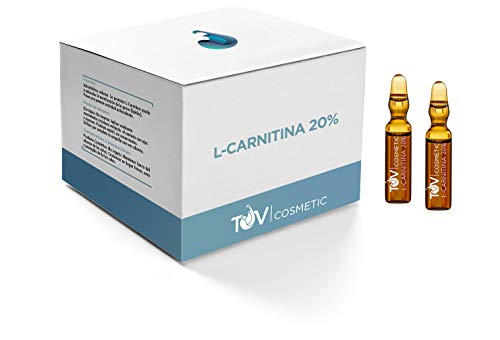 L-Carnitina ampollas 5ml Nº20. Lipolitico, Anticelulitico, antigrasa, antioxidante.