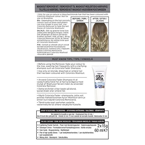 L 'Oreal colorista color del pelo y Dye Remover