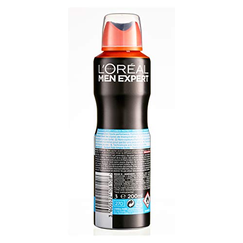 L 'Oréal Men Expert Carbon Protect Ice Fresh 5-en-1 Spray hombre – Juego de 3