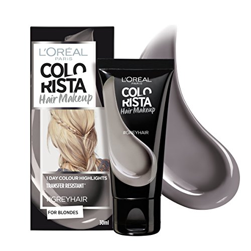 L 'Oreal Paris colorista número 3 pelo maquillaje, 30 ml, color gris