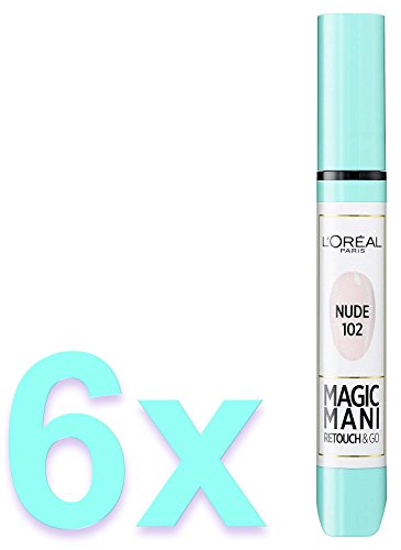 L 'Oréal Paris esmalte de uñas Magic Mani N ° 102 Nude – Juego de 6