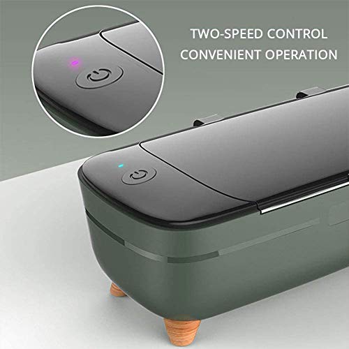 L-SLWI Limpiador Doméstico Ultrasónico, Limpiador Doméstico Portátil, Utilizado para Vasos Limpios, Relojes, Anillos, Collares, Monedas, Máquinas De Afeitar, Blanco,Rosado