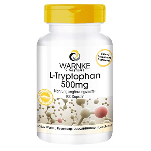 L-Triptófano 500mg – Vegano – 100 cápsulas