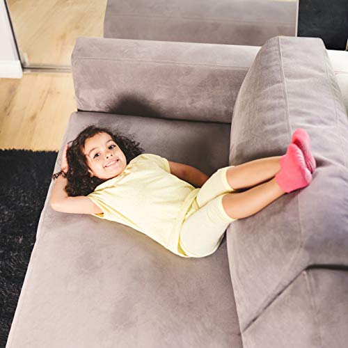 LA Active Tobillera Calcetines Antideslizantes - 6 Pares - para Bebé Niños Niñas Infantil Recién Nacido (Colores Brillantes, 6-12 Meses)