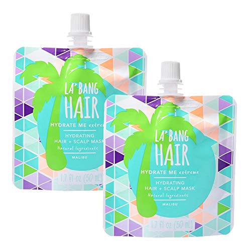 La Bang Body Repair Me Malibu Hair Mask - Natural Vegan Ingredients - 2 Packs, 1.7 Fl. Oz./50ml
