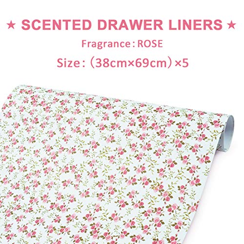 LA BELLEFÉE 17 Bolsitas Perfumadas Sobres Aromáticos para Cajones Armarios Habitación Baños Coches (Paquete de 12 Bolsitas Perfumadas + Paquete de 5 Papeles Perfumados)