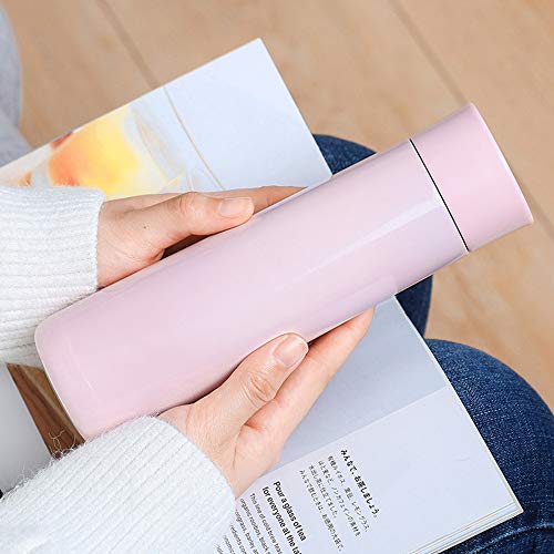 La Botella De Agua Inteligente, Aislamiento De Vacío De Acero Inoxidable De 380 Ml, Indicador De Temperatura De La Pantalla Táctil LCD Recordatorio De Consumición Conserva El Calor