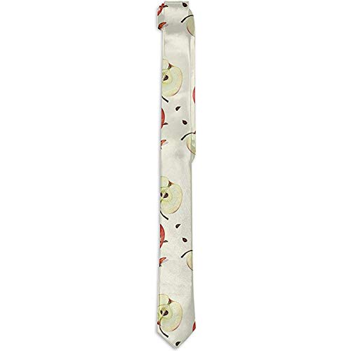 La corbata floral impresa de los hombres, semillas de frutas de invierno comestibles ingredientes homeopáticos con motivos de mariquita, corbatas para hombres