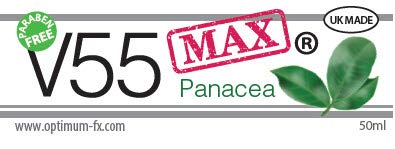 La Crema V55 MAX Panacea para el Tratamiento de Granos Puntos Negros Control del Sebo Milia Imperfecciones Pieles Grasas y con Problemas - Efectos Similares a los del Retinol antibacteriano - 50 g