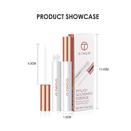 La esencia de crecimiento de pestañas es realmente efectiva para el crecimiento de pestañas, el líquido nutritivo espeso y natural para pestañas puede hacer que las pestañas crezcan rápidamente (3pcs)