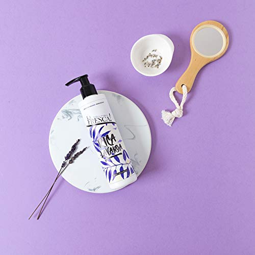 LA FRESCA! Rica Lavanda Champu sin Sulfatos ni Parabenos Ecológico, champu anticaida mujer/hombre - Antioxidante reparador de Cabello - 250ml