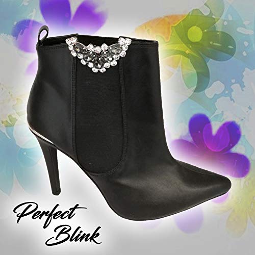 La Loria Mujer Clips de Zapatos Perfect Blink Decoraciones Prendedores Adornos para Zapatos, 1 Par