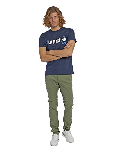 La Martina Pmr004 Camiseta de Tirantes, Azul (Navy 07017), Medium para Hombre