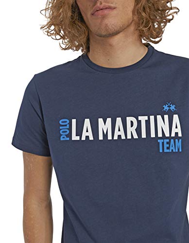La Martina Pmr004 Camiseta de Tirantes, Azul (Navy 07017), Medium para Hombre