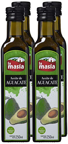 La Masia - Aceite de aguacate, 250 ml - Lot de 4