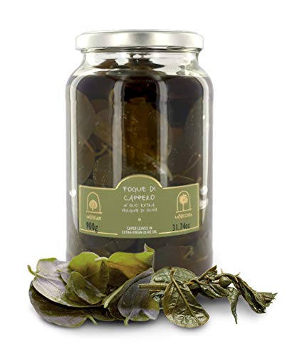 La Nicchia Pantelleria - Hojas de Alcaparras en Aceite de Oliva Virgen Extra 900g