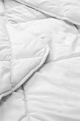La ropa de cama de Aby completa el juego 135 X 200 CM para elegir la ropa de cama infantil de algodón de 2 piezas (Edredón y almohada (sin funda) JUEGO DE 2 PIEZAS) (Blanco, 90 x 120 cm)