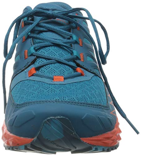 La Sportiva Lycan, Zapatillas de Trail Running para Hombre, Multicolor (Tropic Blue/Tangerine 000), 44 EU