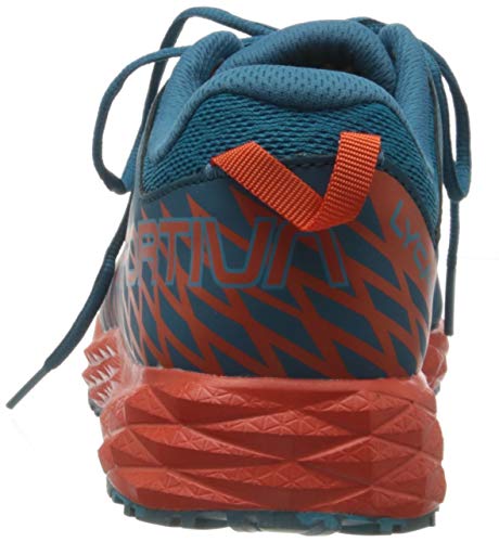 La Sportiva Lycan, Zapatillas de Trail Running para Hombre, Multicolor (Tropic Blue/Tangerine 000), 44 EU