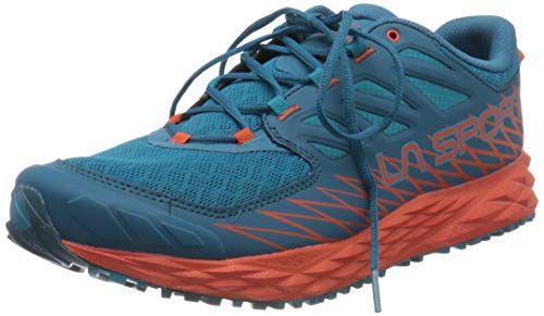 La Sportiva Lycan, Zapatillas de Trail Running para Hombre, Multicolor (Tropic Blue/Tangerine 000), 44 EU