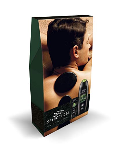 La Toja Selection - Pack Regalo para Hombre (Gel de Baño Esencia de Madera, 500 ml + Crema de Afeitar Bambú y Ginseng, 125 ml)