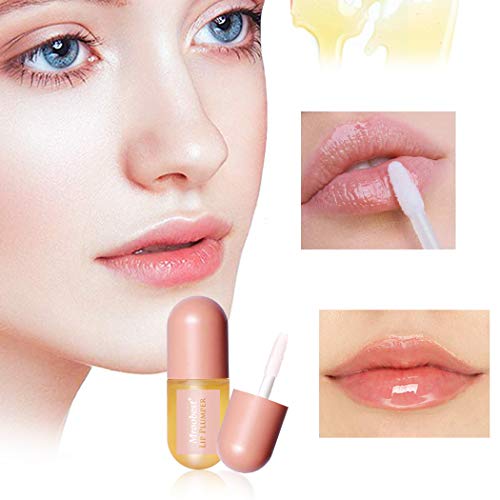 Labios Bálsamos, Lip Enhancer, Lip Plumper, Bálsamo de labios, Para Aumentar la Elasticidad del Labio, Reducir Líneas Finas, Hidratación Labial, Labios Sexy Más Llenos e Hidratados