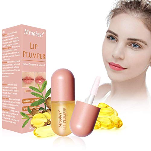 Labios Bálsamos, Lip Enhancer, Lip Plumper, Bálsamo de labios, Para Aumentar la Elasticidad del Labio, Reducir Líneas Finas, Hidratación Labial, Labios Sexy Más Llenos e Hidratados