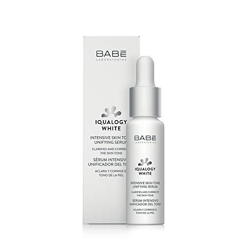 Laboratorios Babé - Iqualogy White Sérum Facial Intensivo Unificador Del Tono 30 ml, Rápida Absorción, No Fotosensibilizante, Prevención de Manchas, Antimanchas, Ideal Para el Embarazo