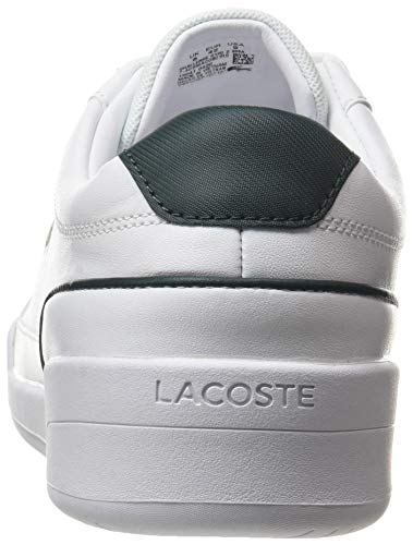 Lacoste Challenge 0120 2 SMA, Zapatillas para Hombre, Blanc Wht Dk Grn, 43 EU