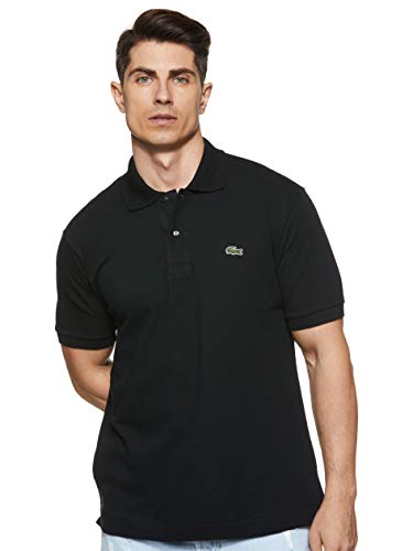Lacoste L1212 Camiseta Polo, Negro (Noir), L para Hombre