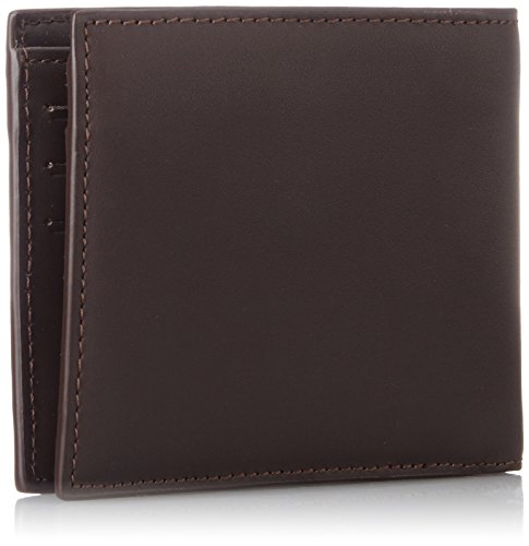 Lacoste NH1112FG, Monedero para Hombre, marrón Oscuro (Dark Brown), 9.5 x 3 x 11.5 cM