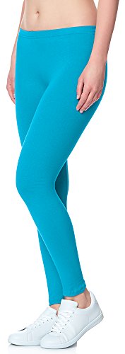 Ladeheid Leggins Pantalones Largos Ropa Deportiva Mujer LAMA02 (Turquesa23, XS/S)