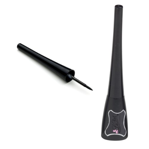 LaDot - Delineador de tatuajes temporal, punta fina, resistente al agua, color negro