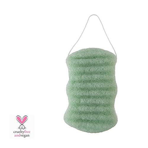 Lady Green Konjac - Esponja para un cuerpo maravilloso aloe vera, color rosa