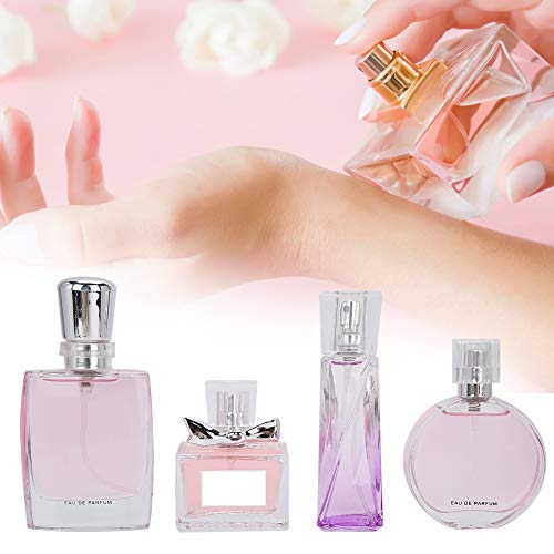 Lady Perfume Set 4 piezas de larga duración Atomizador Perfume femenino Fragancia de flores Regalo Lady Perfume Elegante Mujer Flor Perfume líquido 25ml * 4