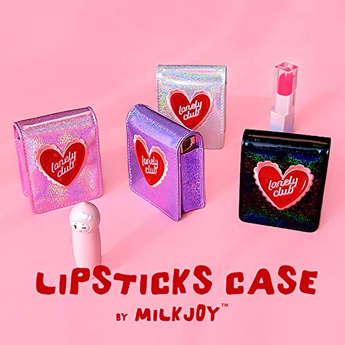 Lai-LYQ - Estuche para lápices labiales con diseño de amor láser