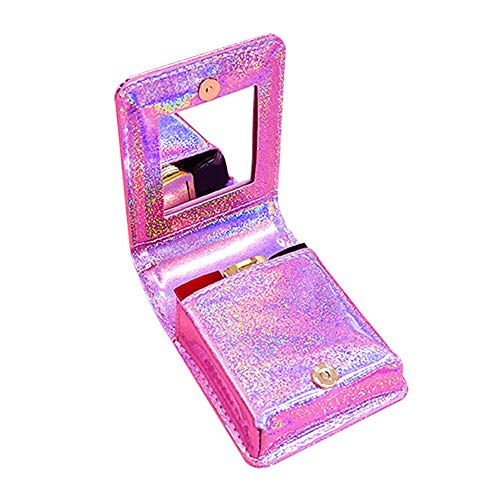 Lai-LYQ - Estuche para lápices labiales con diseño de amor láser