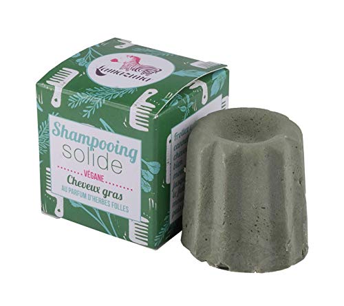 Lamazuna Champú sólido de Hierbas Salvajes para cabellos grasos 1 Unidad 60 g