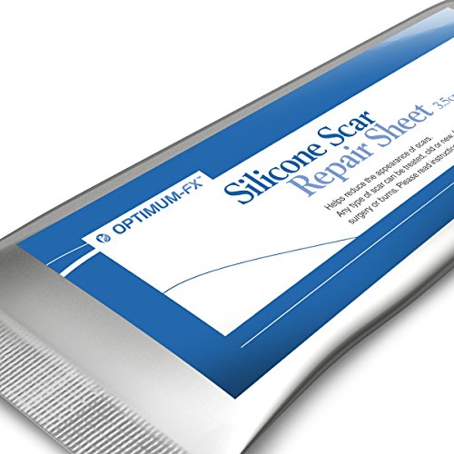 Lámina de Gel de Silicona Para el Tratamiento de Cicatrices Para CUALQUIER Tipo de Cicatriz: Antiguas Nuevas Hipertróficas Keloides Desde Traumas Cutáneos a Cicatrices de Cirugía y Quemaduras 3,5 cm x 12 cm - 3 láminas (3,5 cm x 12 cm cada una)