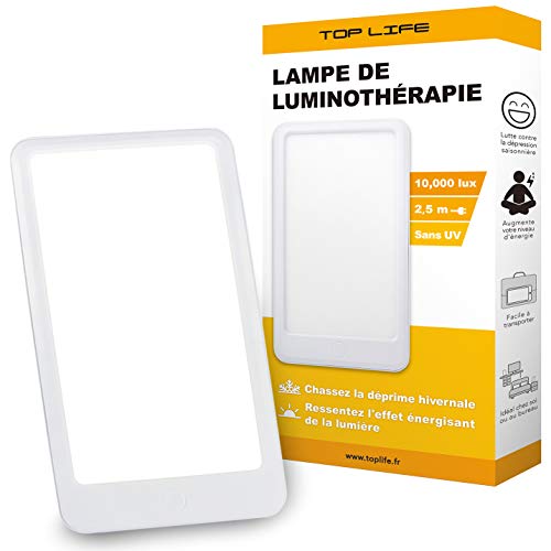 Lámpara de luz diurna natural 10000 lux - Lampara Luminoterapia para permite llenarse de energía cada día