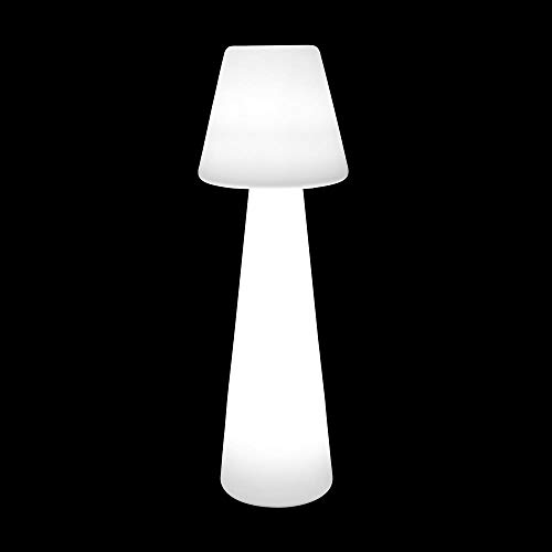 Lámpara de pie Blanca de Polietileno Moderna para jardín Garden - LOLAhome