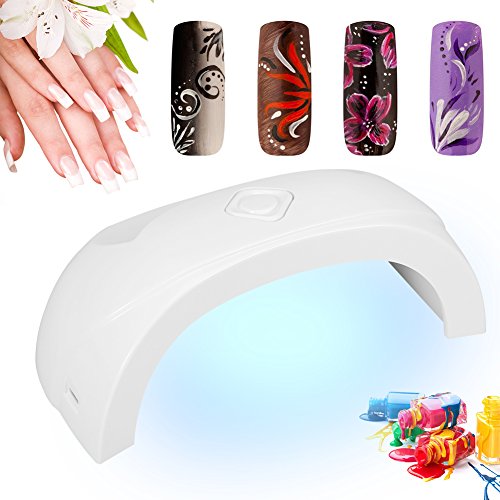 Lámpara de Uñas Filfeel Mini LED 18W Secador de Uñas UV Máquina para Uñas de Gel Esmalte de Uñas de Arte Herramientas de Curado con USB de Carga