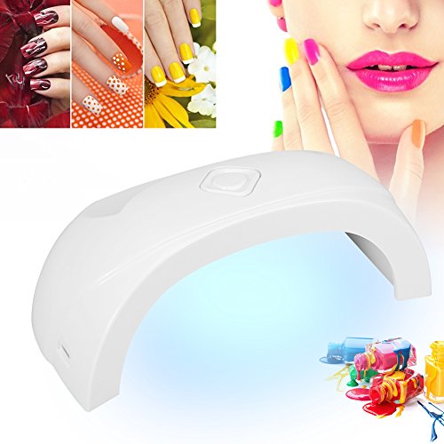 Lámpara de Uñas Filfeel Mini LED 18W Secador de Uñas UV Máquina para Uñas de Gel Esmalte de Uñas de Arte Herramientas de Curado con USB de Carga