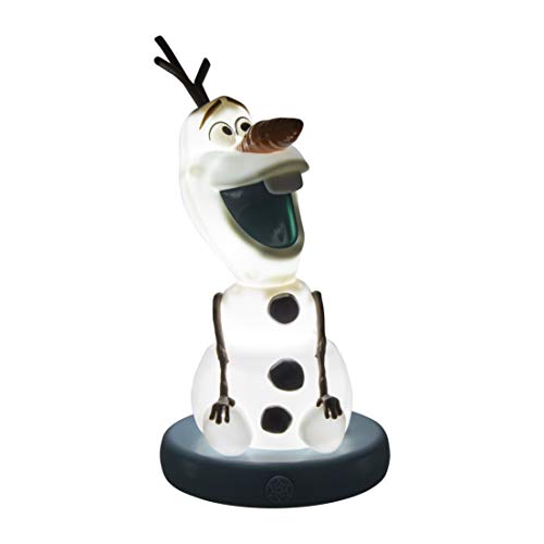 Lámpara decorativa Olaf Frozen, Disney (color blanco)
