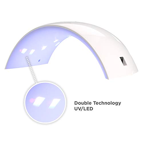 Lampara LED UV Secador de Uñas Esmalte Semipermanente Pintauñas Decoración de Uñas Manicura y Pedicura Nail Factory Edition Deluxe Design